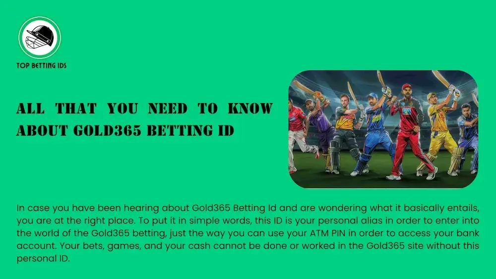 Gold365 Betting Id - Top Betting Ids