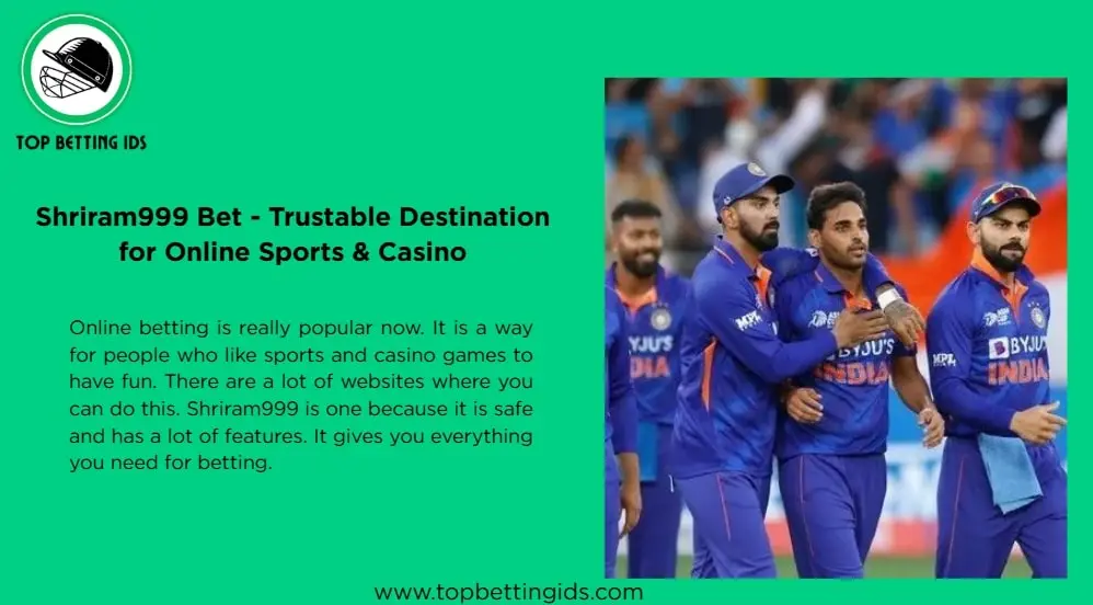 Shriram999 - Top Betting ID